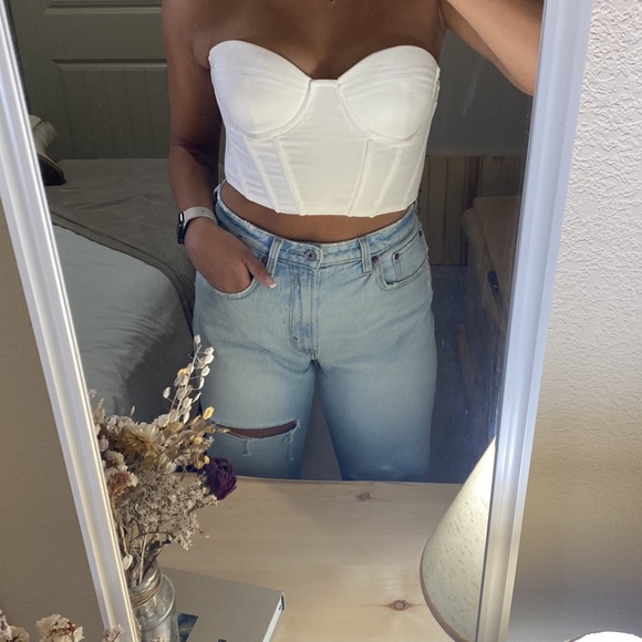 NEVER WORN: Princess Polly Corset White Top - Picture 2 of 7